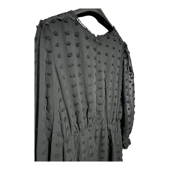 Nordstrom 2XL Black Lace Dress – Sheath, Long Sleeve, Short - Picture 8 of 8
